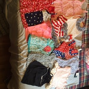 Lot of cute summer clothes girls size 2T